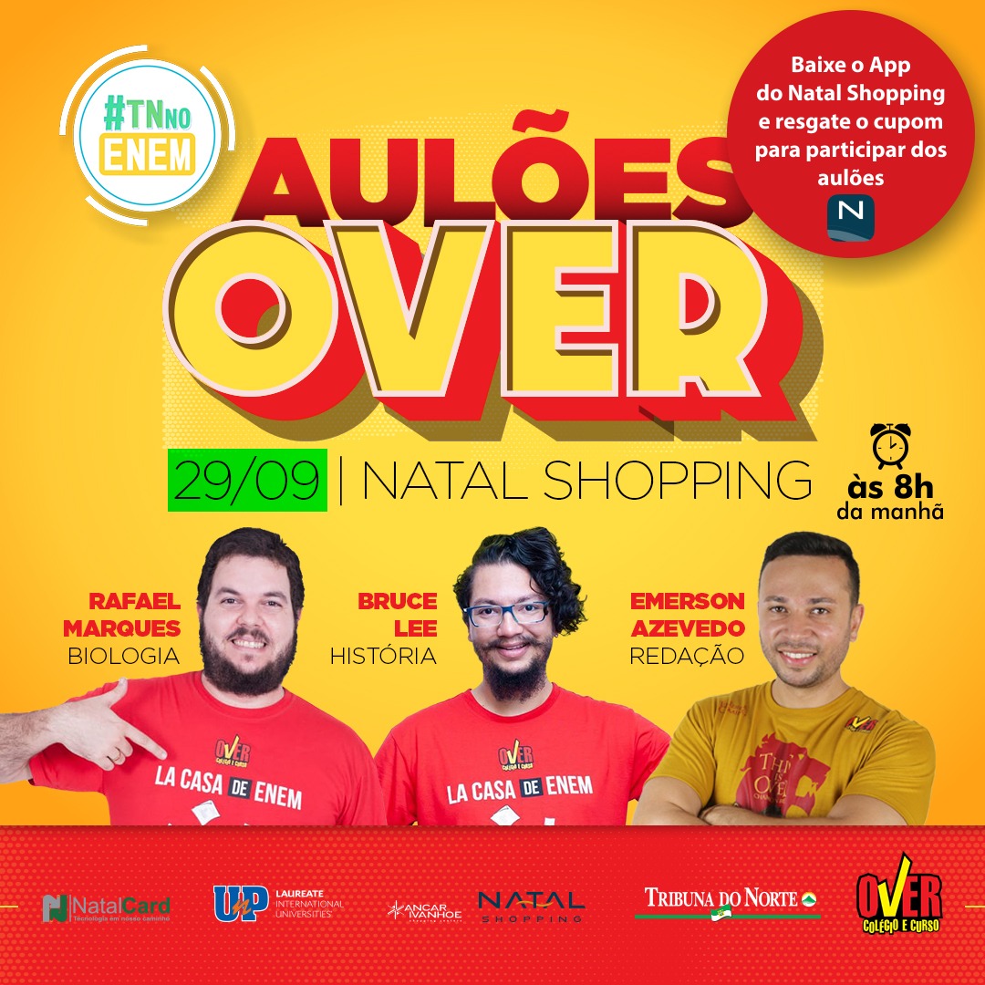 ENEM: Shopping da capital  recebe aulões gratuitos