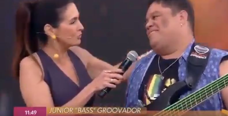 Na Globo, Jr Groovador avisa: "muitas surpresas" virão após Rock in Rio; assista