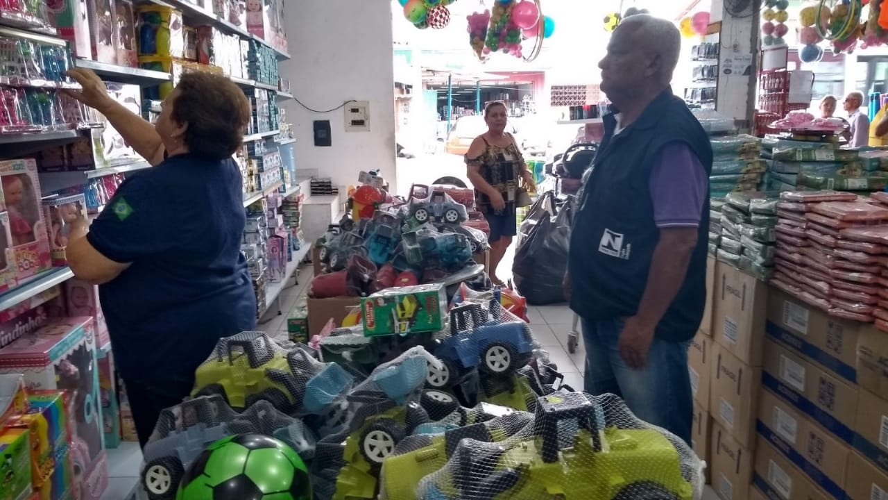 Operação Dia das Crianças: IPEM/RN fiscaliza brinquedos em Natal e Mossoró