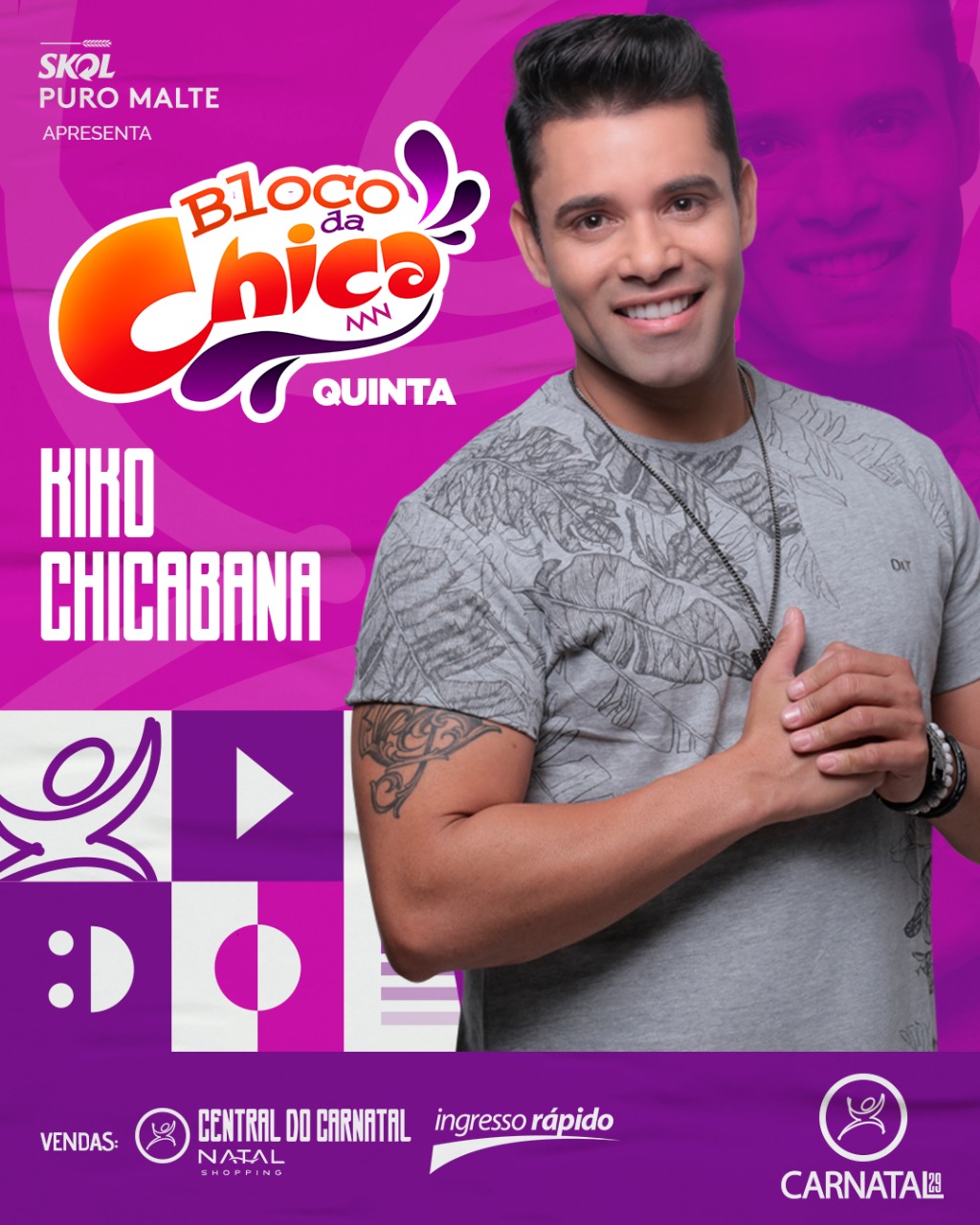 Carnatal confirma mais uma atração e novo bloco para os foliões