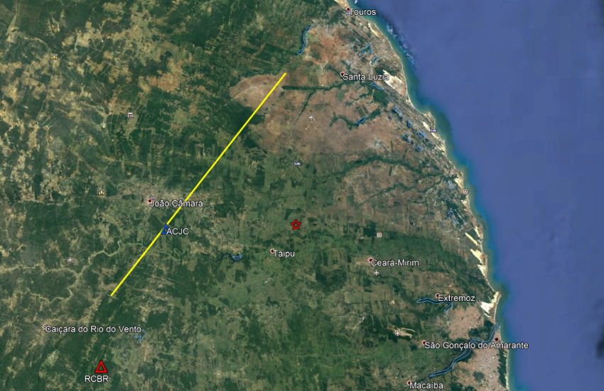 Mais um terremoto é registrado em cidade do RN nesta sexta-feira