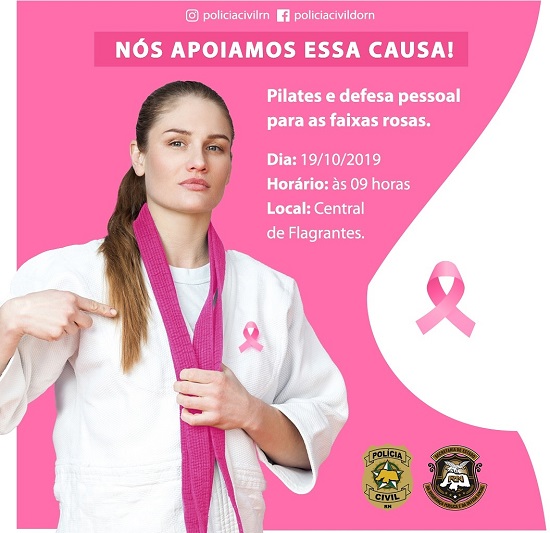 Polícia Civil realizará aula gratuita de defesa pessoal e pilates para mulheres
