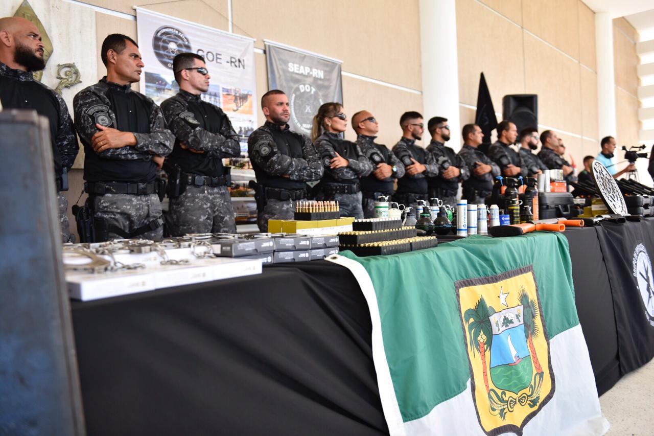 RN nomeia novos agentes penitenciários e entrega R$ 3,8 milhões em equipamentos