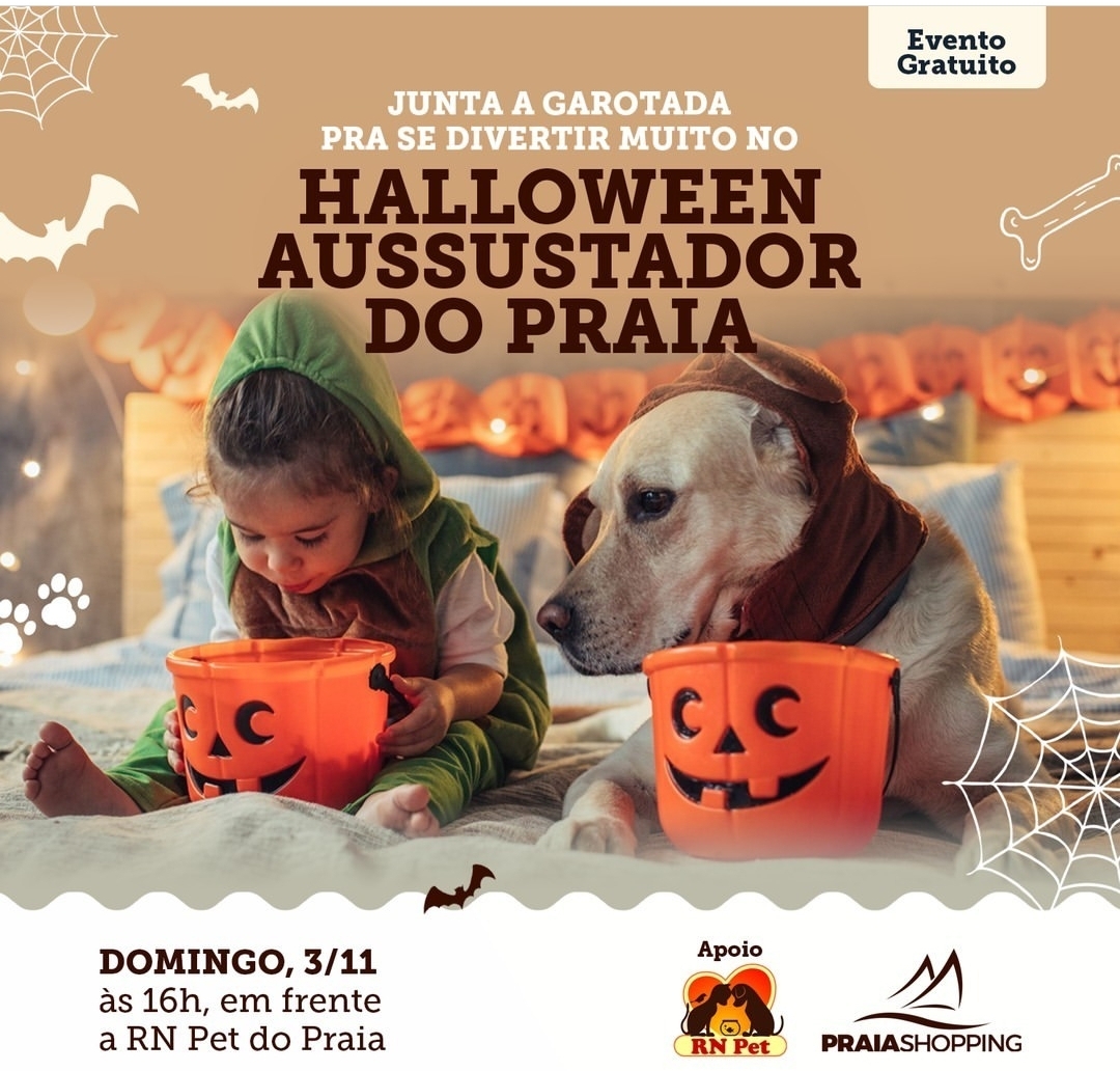 Praia Shopping promove Festa de Halloween para a criançada