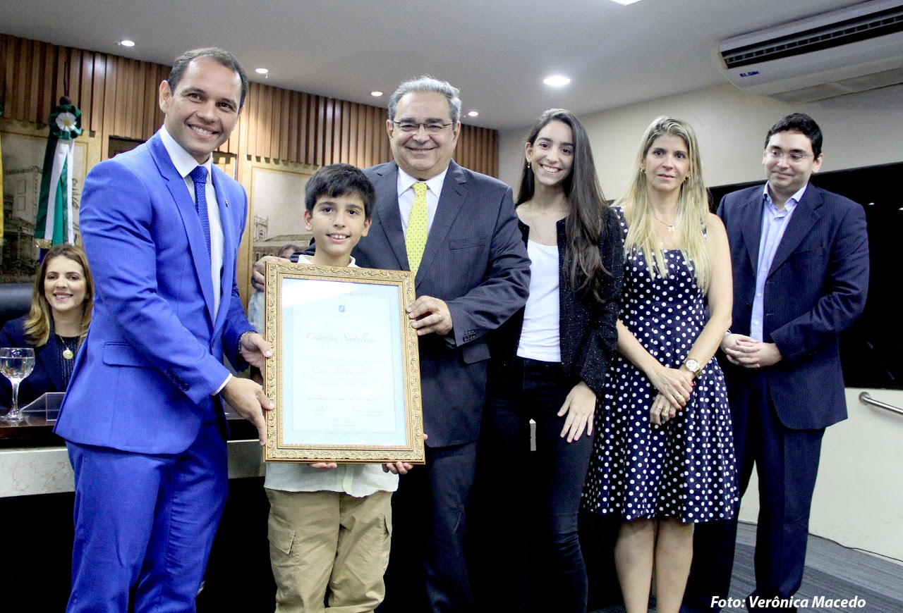 Álvaro Dias é cidadão natalense: 'Muito feliz, muito honrado e até emocionado'