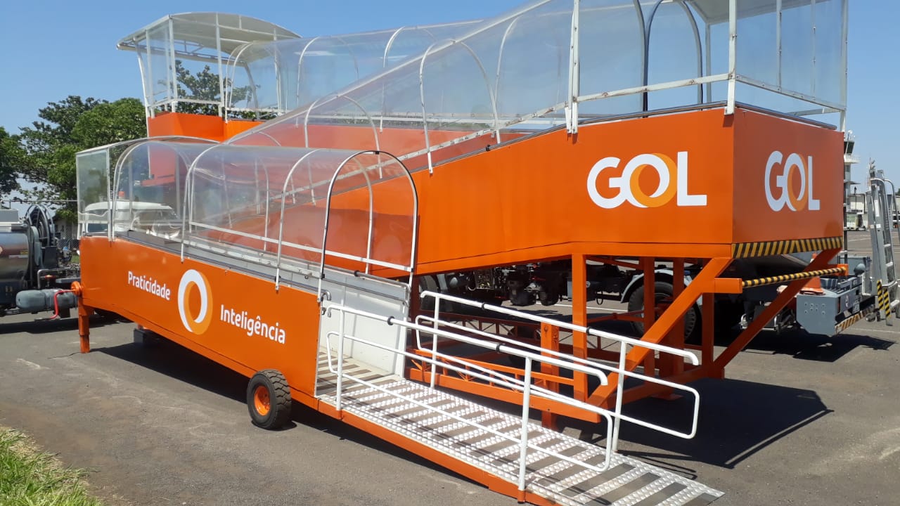 GOL inaugura rampa de acessibilidade para embarque e desembarque em PP