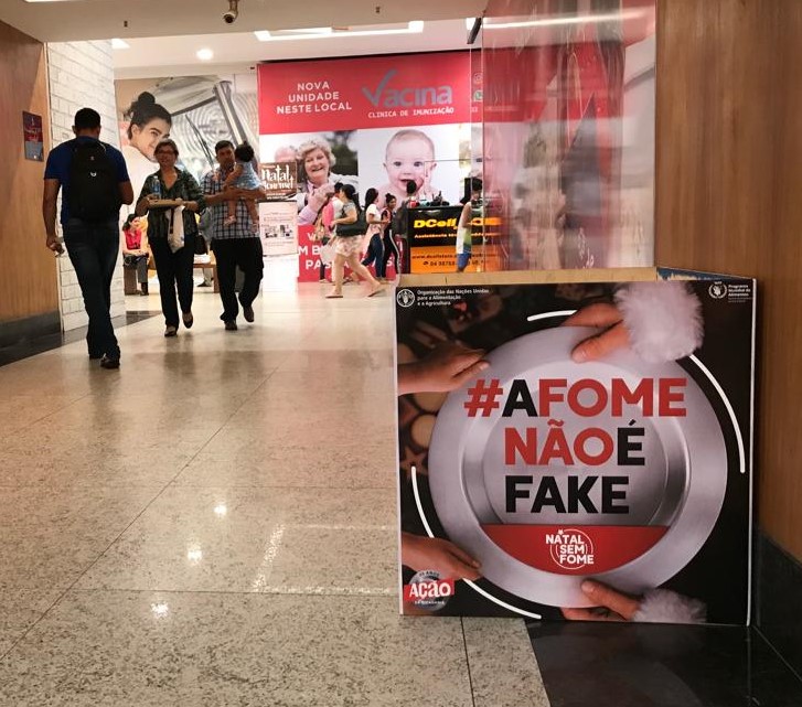 Natal Shopping é ponto de arrecadação da campanha Natal sem Fome