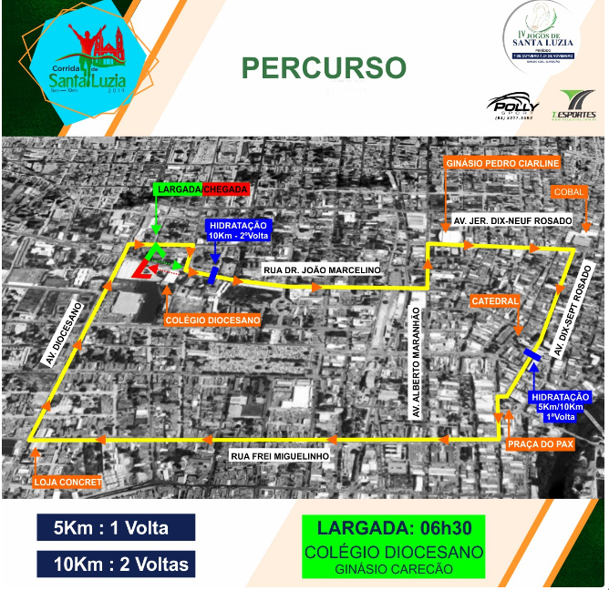 Corrida de Santa Luzia deve reunir 400 atletas neste domingo em Mossoró