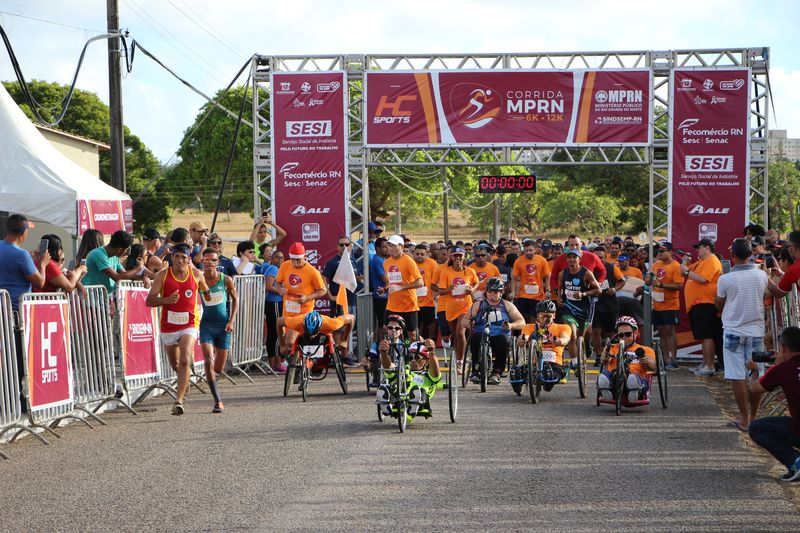 2ª Corrida do MPRN reúne mais de 800 atletas na Base Aérea de Natal