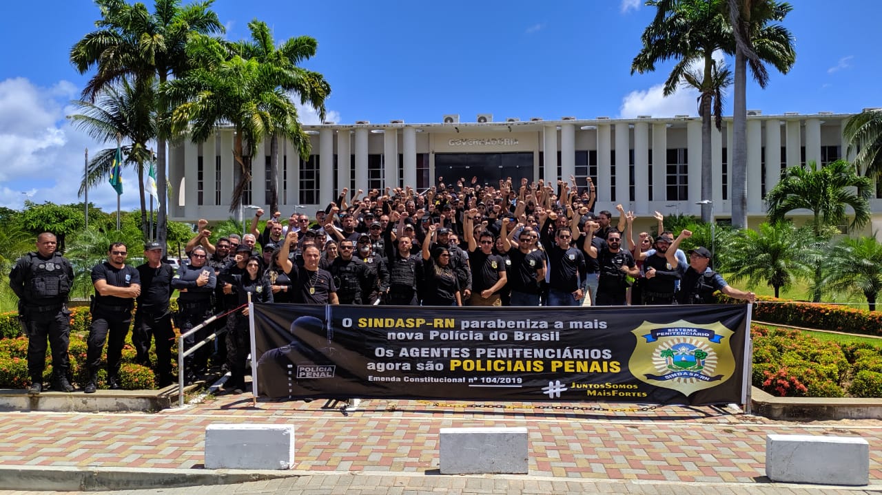 Policiais penais do RN farão caminhada e entrega de funções nesta segunda