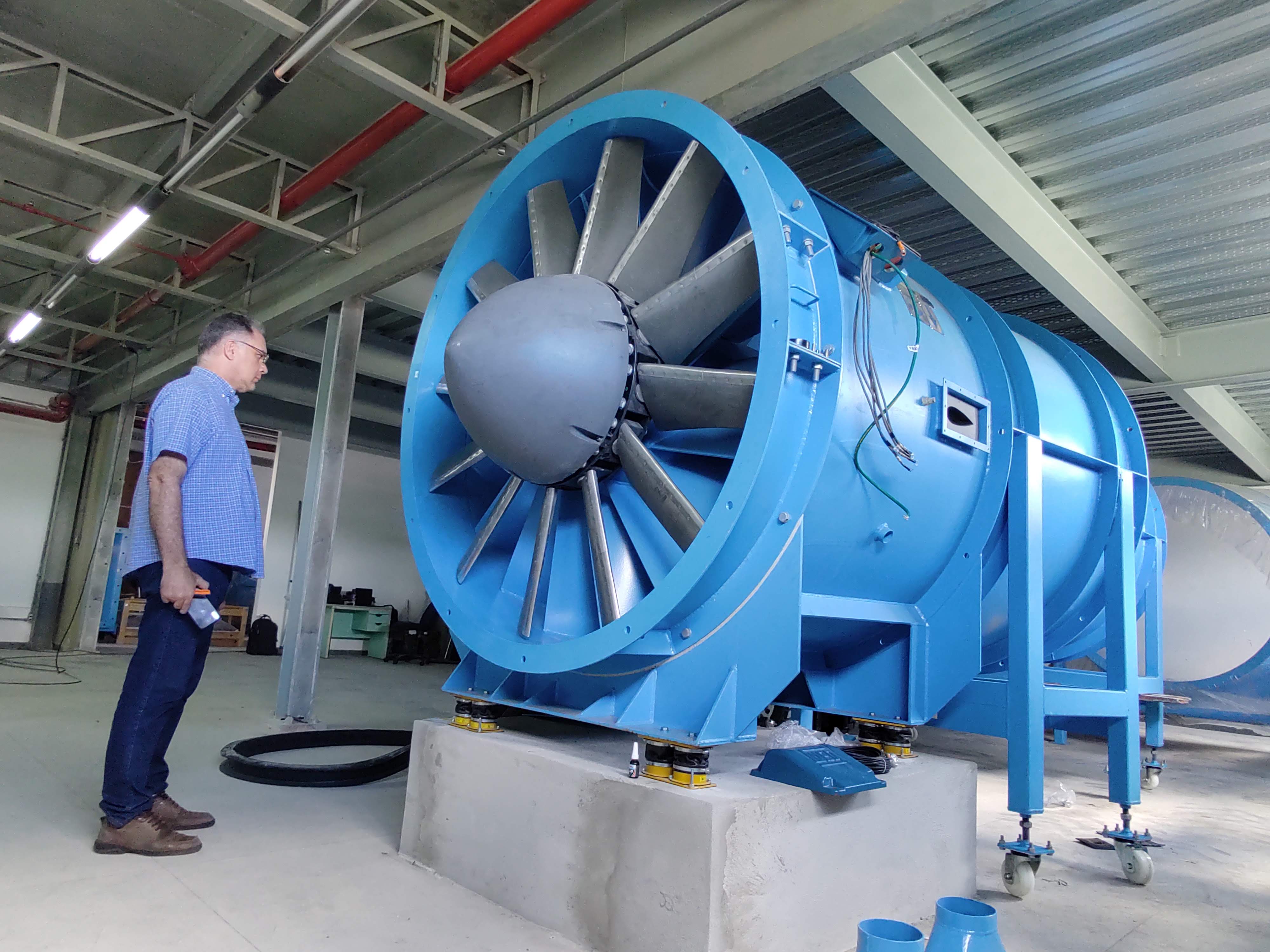 Instituto SENAI de Inovação inicia montagem do laboratório com túnel de vento