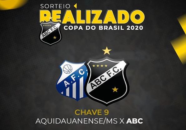 Sorteio define adversário do ABC na primeira fase da Copa do Brasil