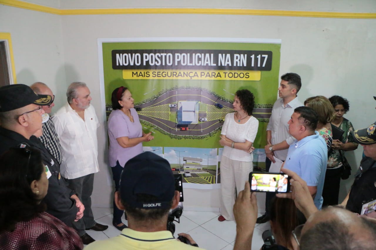 Governo do Estado constrói novo posto policial na RN-117, em Mossoró