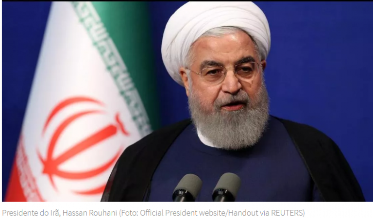 Presidente do Irã rebate Trump: ‘nunca ameace a nação iraniana’