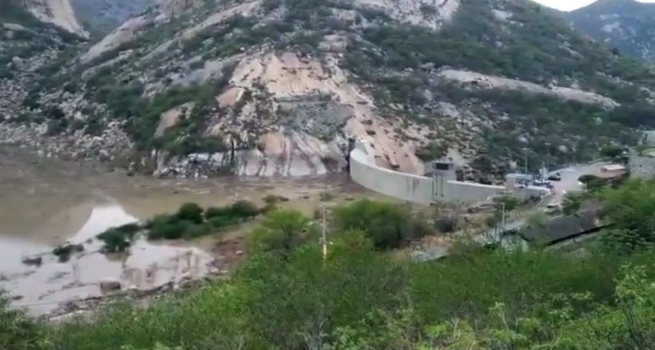 VÍDEO: No RN, açude Gargalheiras volta a represar água após últimas chuvas; veja