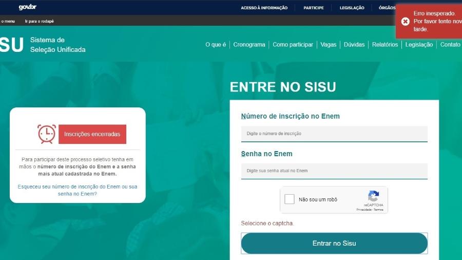 Sisu registra 2,5 milhões de inscrições