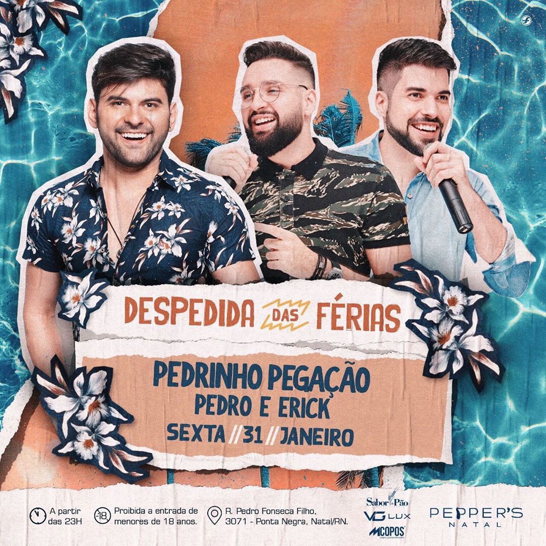 Pedrinho Pegação grava CD de carnaval sexta na Pepper´s Natal