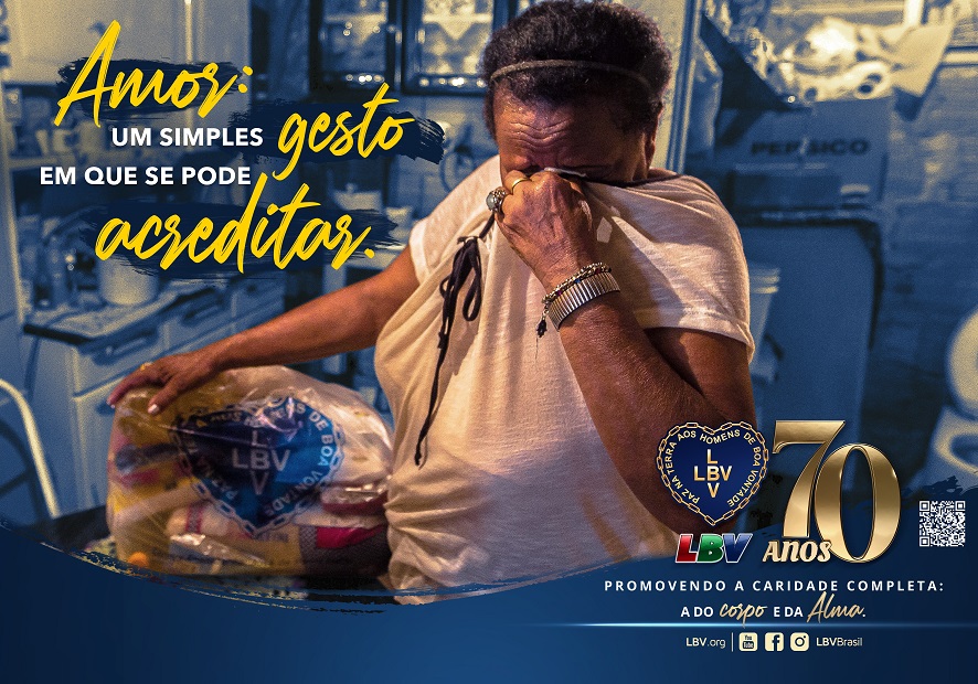 LBV completa 70 anos de trabalho promovendo caridade completa: de corpo e alma