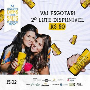 Entrega de camisas do "Enquanto Campos Corre, Sales Só Caminha" começa quinta