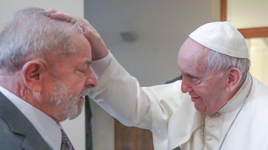 Lula se encontra com papa Francisco: "conversa sobre um mundo mais justo"
