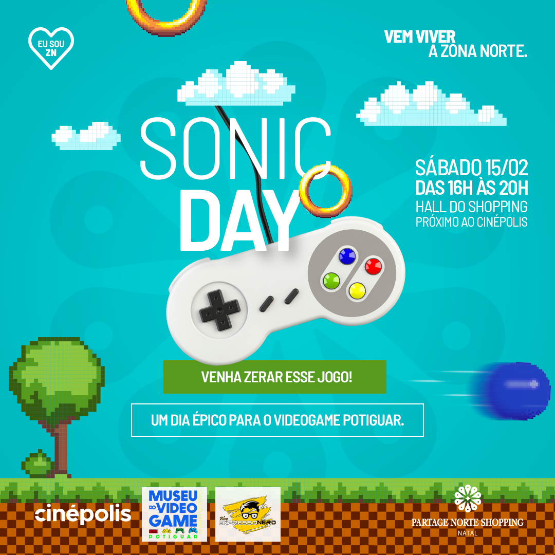 Partage Norte Shopping recebe Sonic Day neste sábado