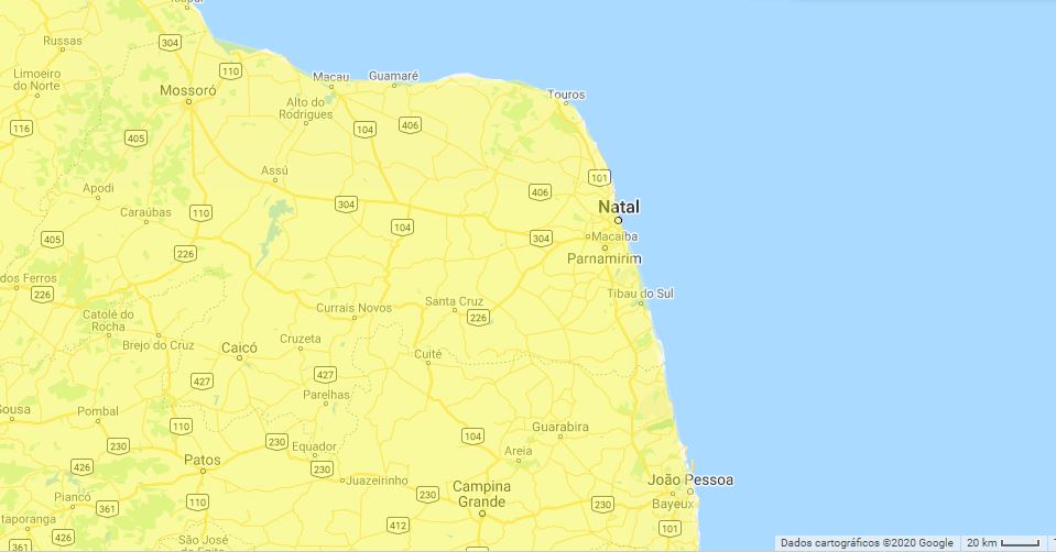 Inmet prevê chuvas com “perigo potencial” para todas as cidades do RN