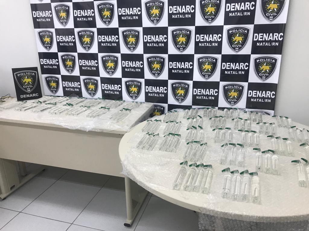 Homem é preso ao receber 120 frascos de lança-perfume pelos Correios em Natal