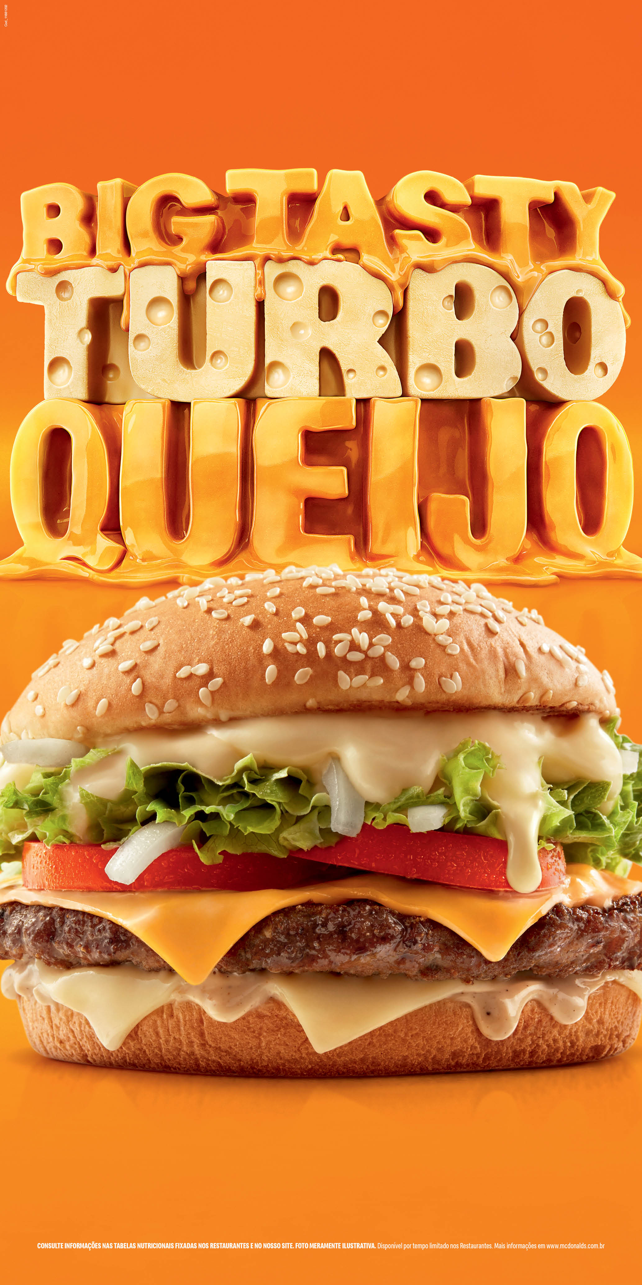 Méqui lança novo Big Tasty Turbo Queijo