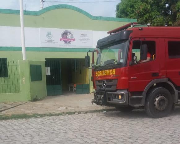 Corpo de Bombeiros registra princípio de incêndio em creche no interior do RN