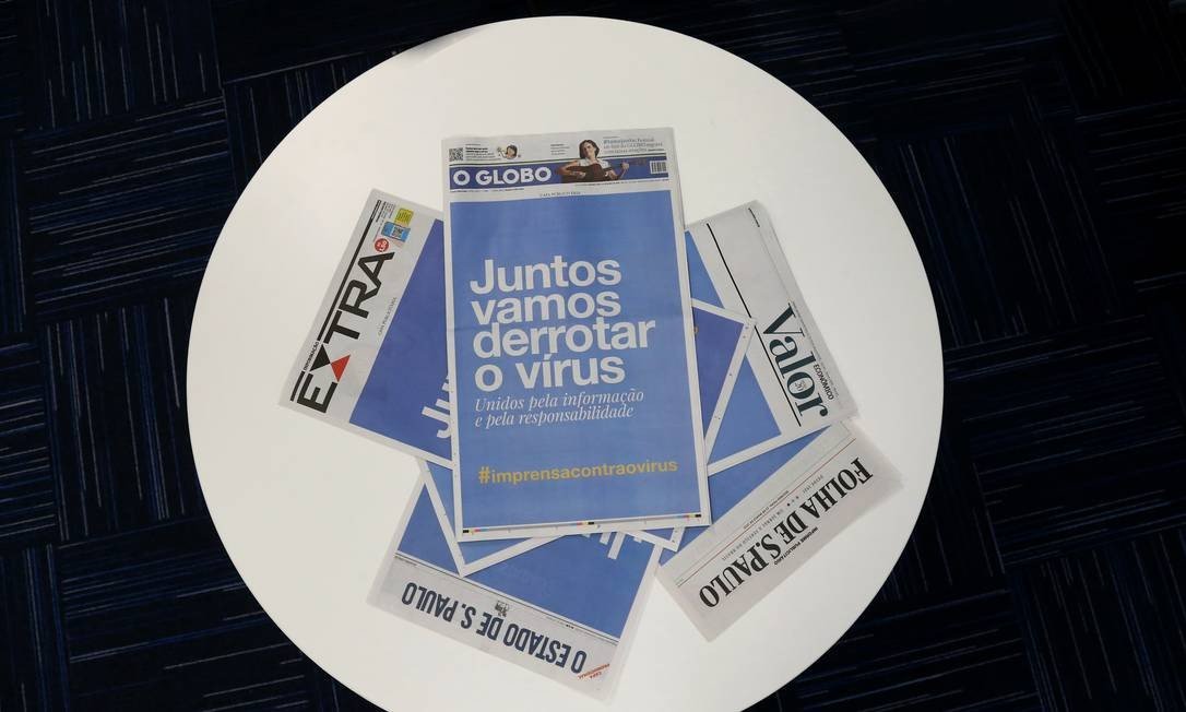ANJ unifica capas de jornais e realça importância da informação contra Covid-19
