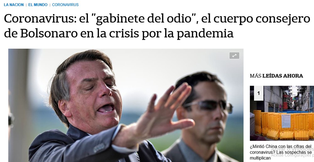 Imprensa internacional repercute postura de Bolsonaro diante da pandemia; veja