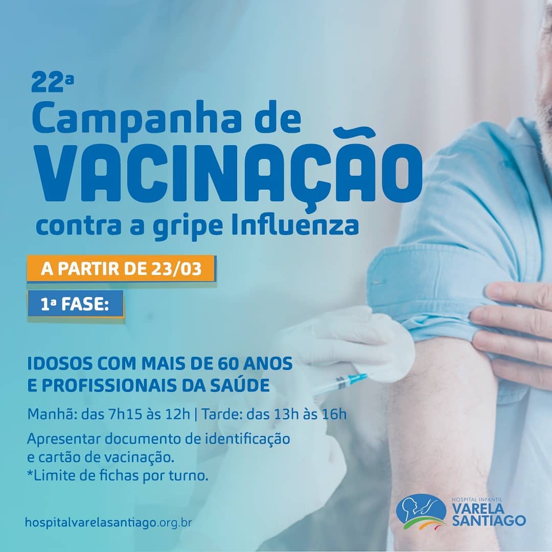 Varela Santiago retoma nesta terça-feira vacinação contra a gripe Influenza
