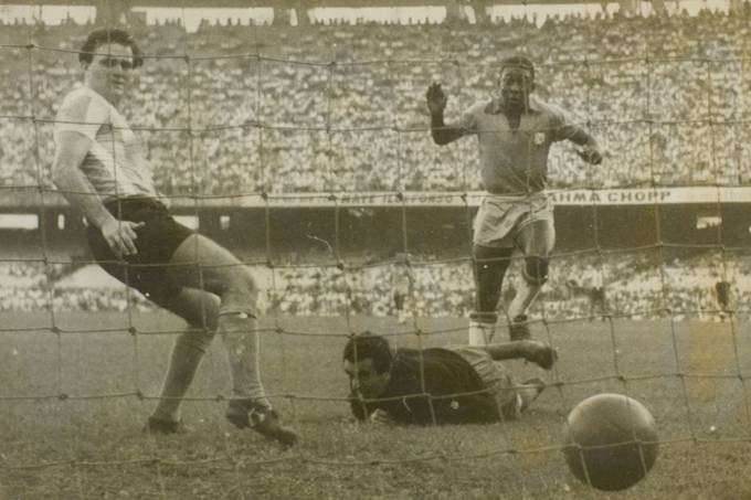 A primeira vítima de Pelé na Seleção