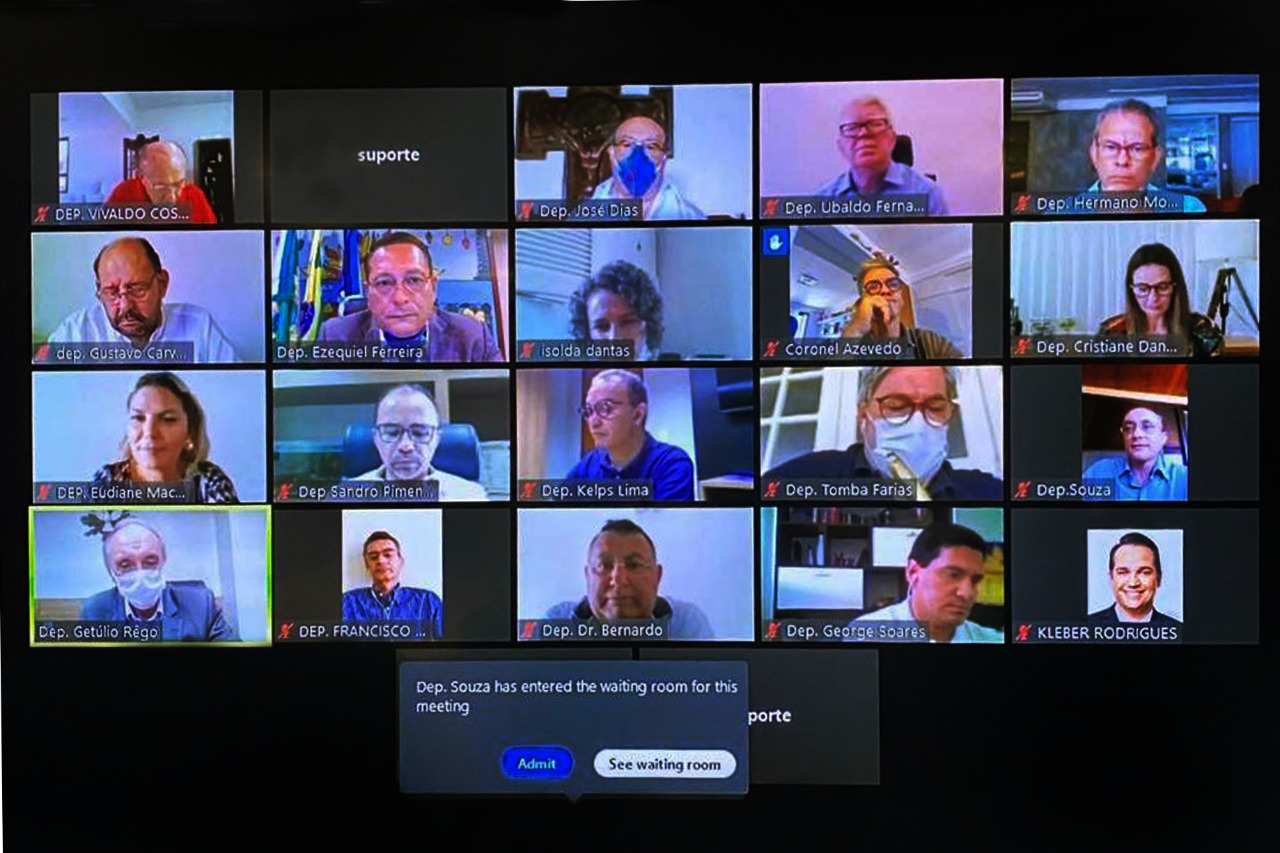 Parlamentares debatem pauta de sessão remota na Assembleia do RN