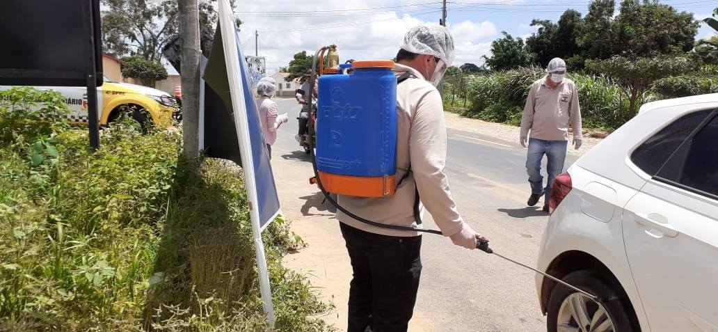 Prefeitura de São Miguel promove barreiras sanitárias para conter Covid-19