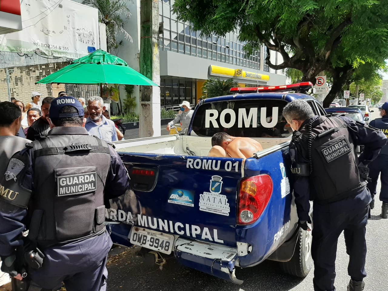 Menor suspeito de assalto na Cidade Alta é detido pela Guarda Municipal
