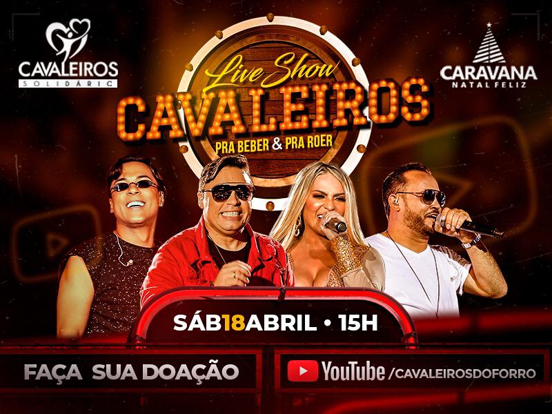 Cavaleiros do Forró realiza live solidária em parceria com Caravana Natal Feliz