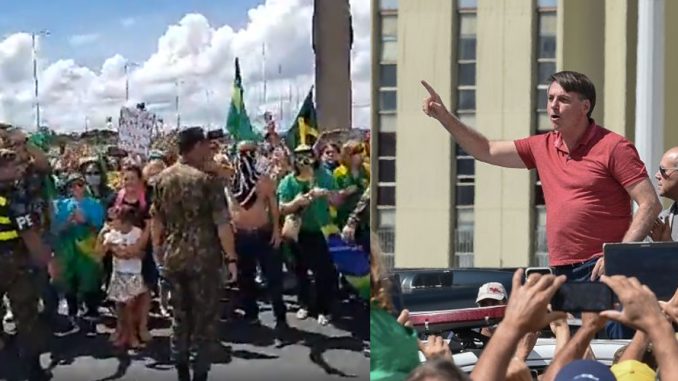 Pedidos contra a democracia foram feitos por "infiltrados", diz Bolsonaro