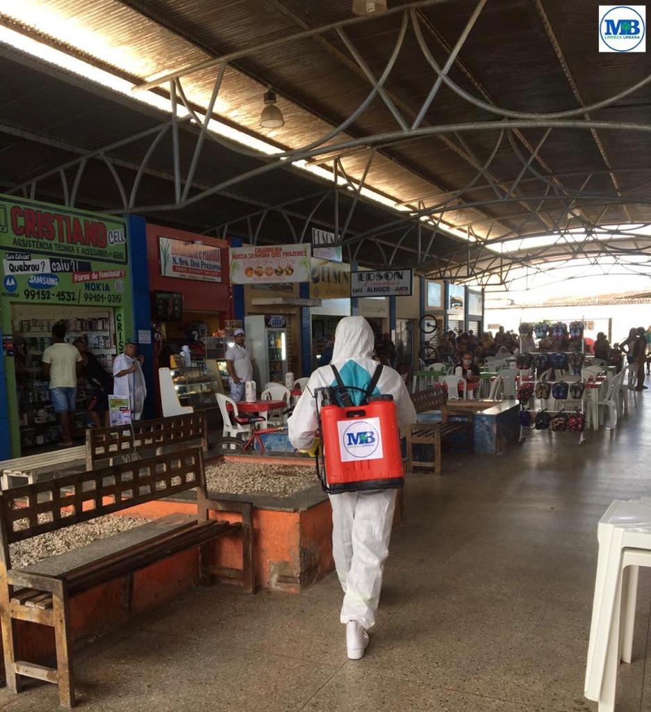 Empresa de limpeza realiza desinfecção de ambientes contra a Covid 19 no RN