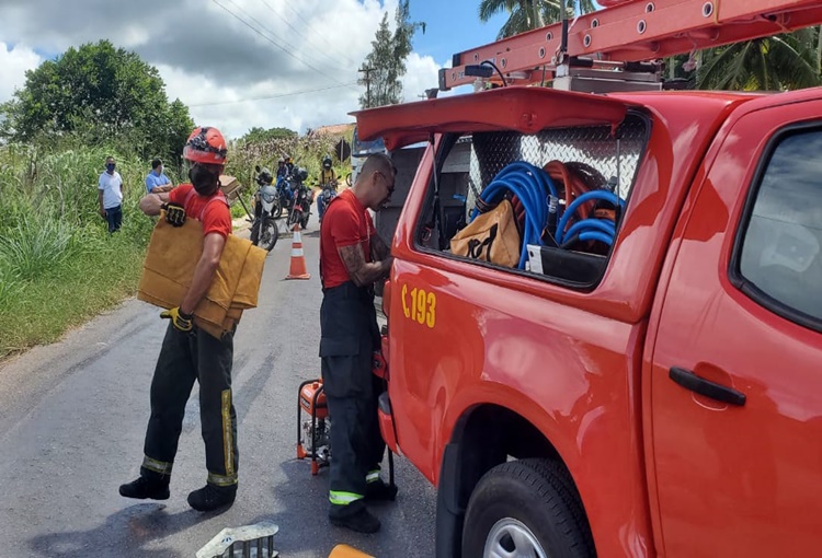 Bombeiros resgatam mulher presa em ferragens após acidente no RN