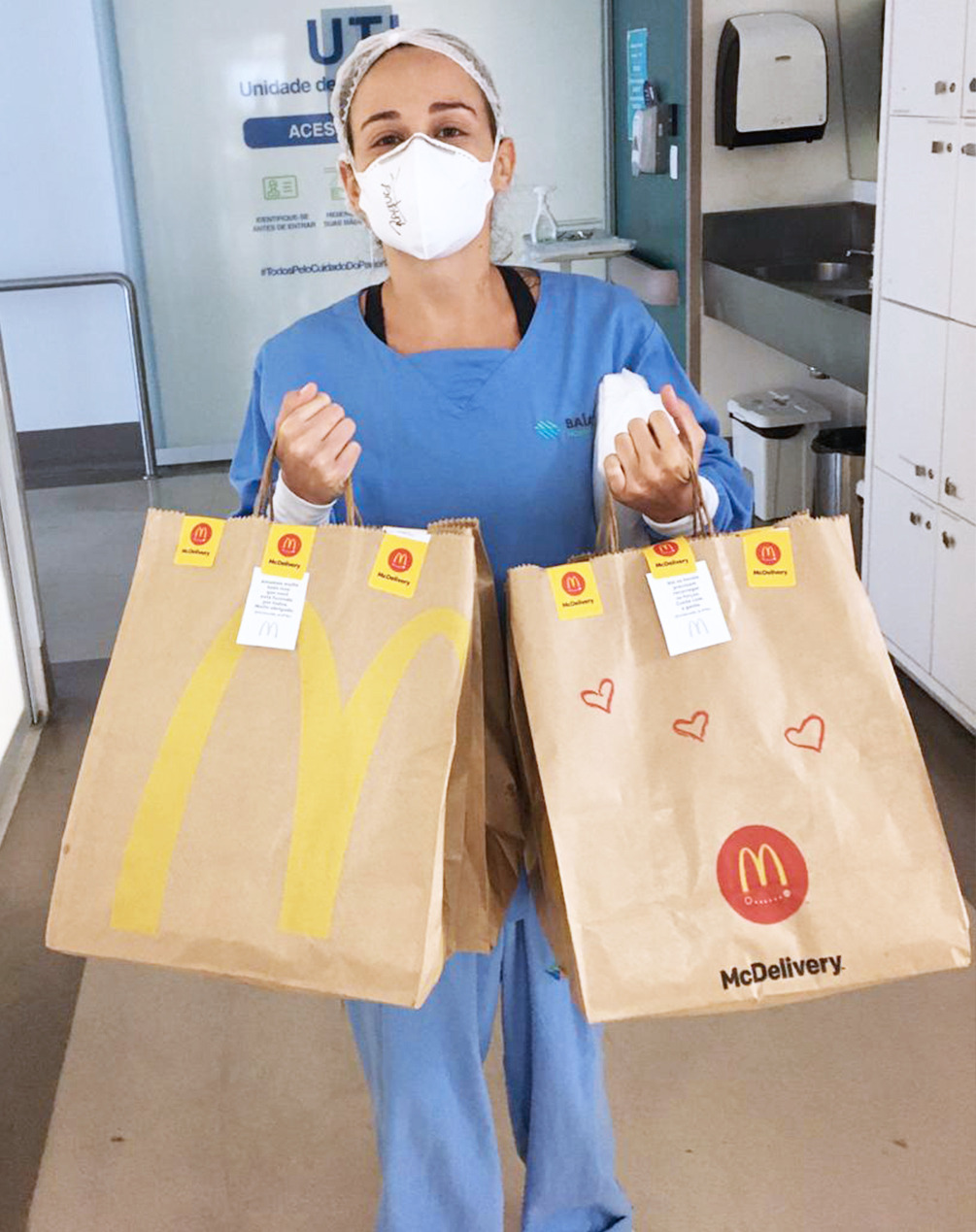 McDonald's chega a mais de 50 mil refeições doadas a profissionais essenciais