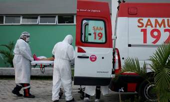 Brasil passa França em mortes e registra maior número de casos em 24h