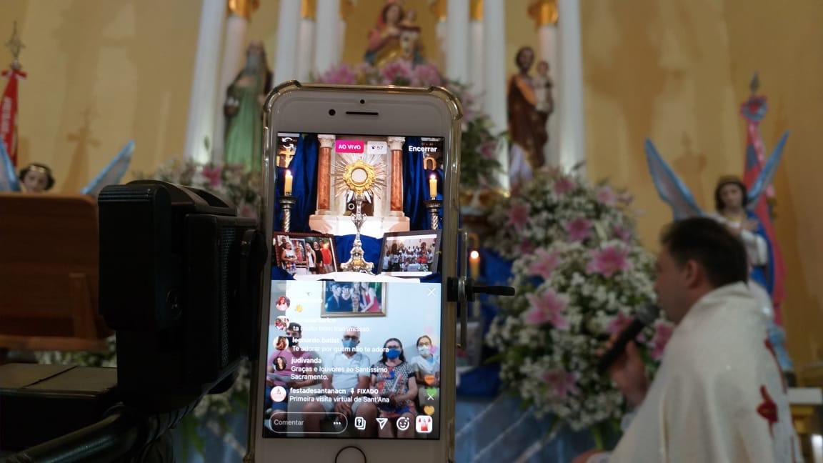 Peregrinação de Sant’Ana virtual marca preparação para festa da padroeira no RN