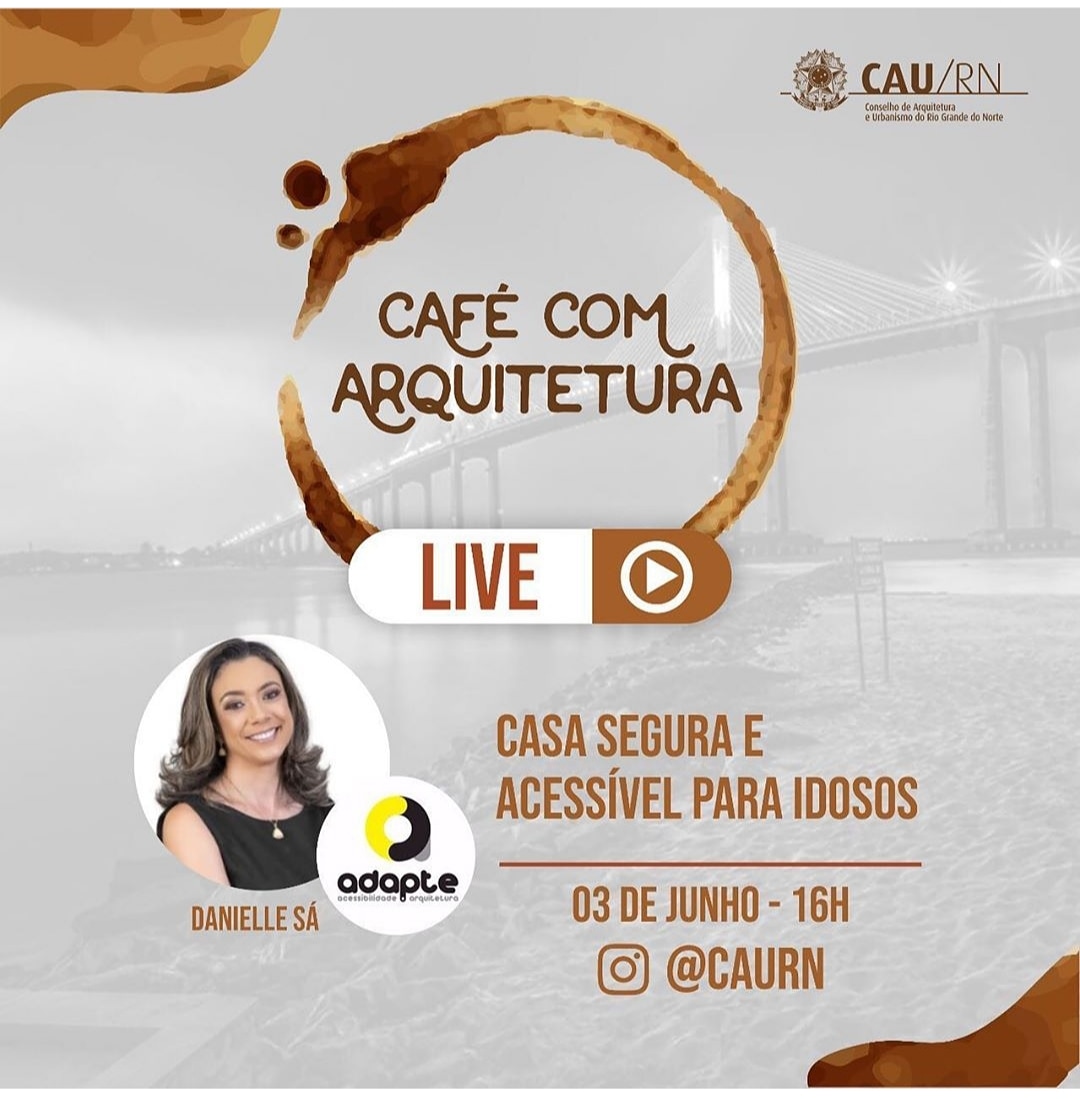 Conselho de Arquitetura debate em live a acessibilidade para idosos