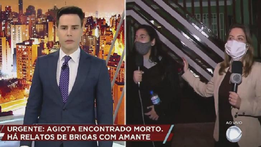 Programa da Record recebe lição de jornalismo da filha de homem assassinado