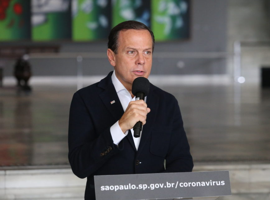 Doria anuncia que SP vai produzir vacina contra a Covid-19