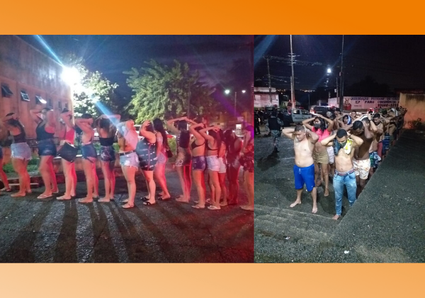 Polícia prende cerca de 100 pessoas em festa na ZN de Natal