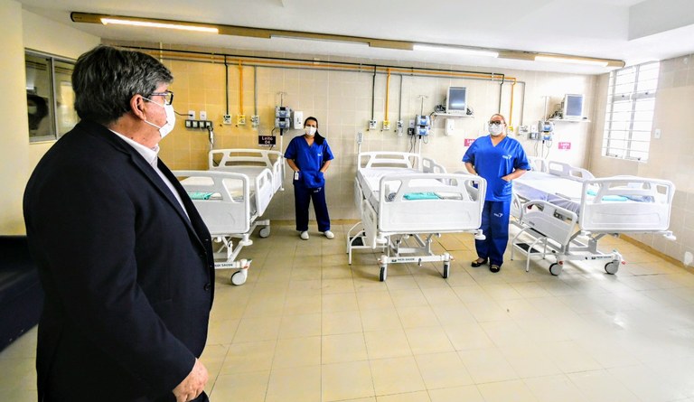 Governo da PB entrega hospital com 150 leitos para atender pacientes com Covid