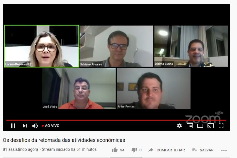 Empresários debatem sobre a retomada das atividades econômicas no RN