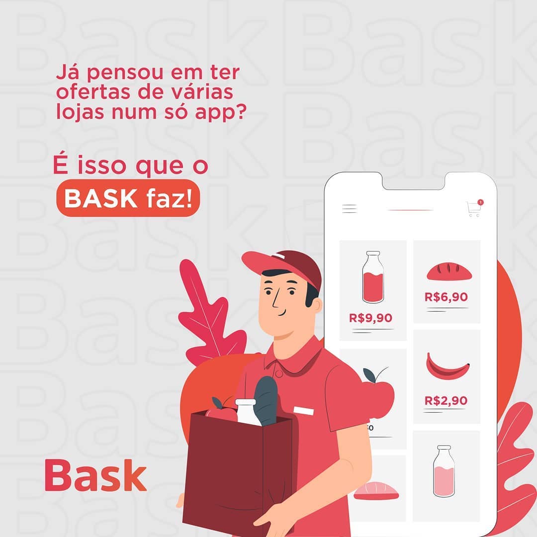 Aplicativo de delivery Bask expande para o interior do RN